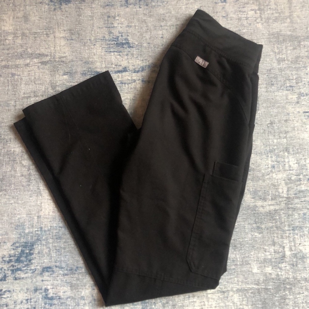 Figs Black Kade Cargo Scrubs